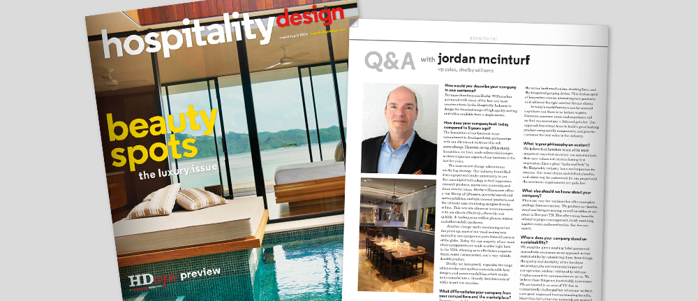 Hospitality Design Q and A